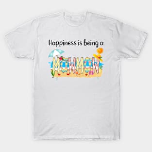 Happiness Is Being A Mawmaw Summer Beach Happy Mother's Day T-Shirt